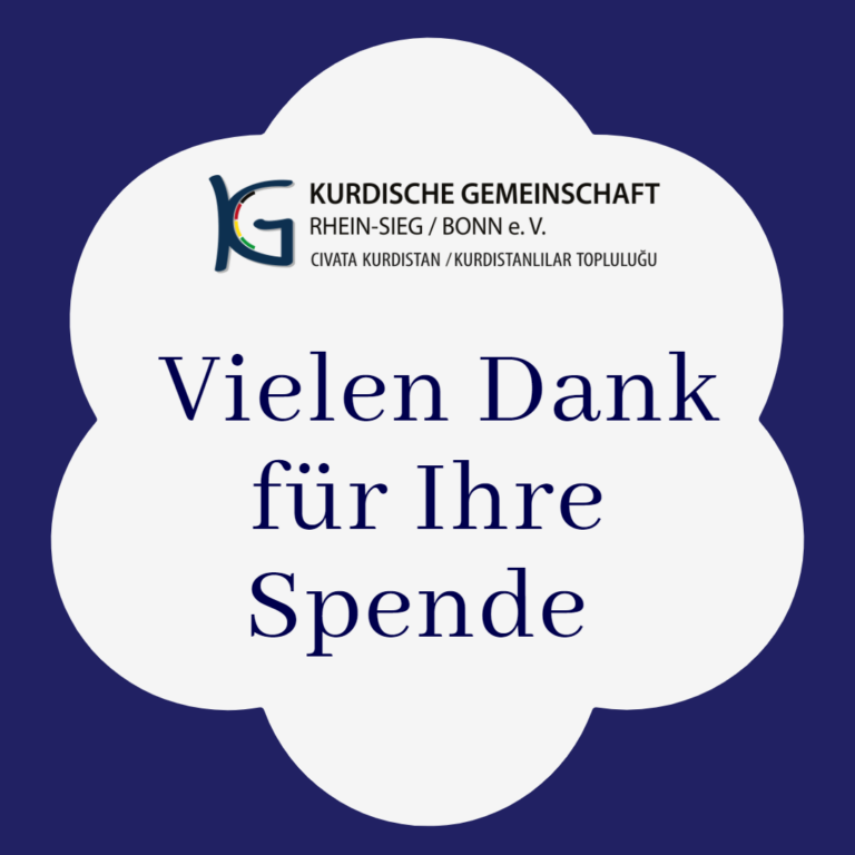 Vielen Dank F R Ihre Spende Kurdische Gemeinschaft Rhein Sieg Bonn E V