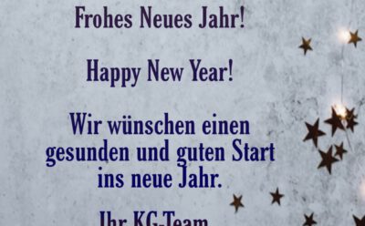 Auf ein gesundes neues Jahr