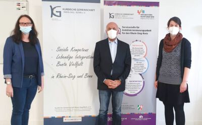 Besuch von Katharina Gebauer bei neuen Servicestelle für Antidiskriminierungsarbeit für den Rhein-Sieg-Kreis