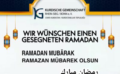 WIR WÜNCHEN EINEN GESEGNETEN RAMADAN
