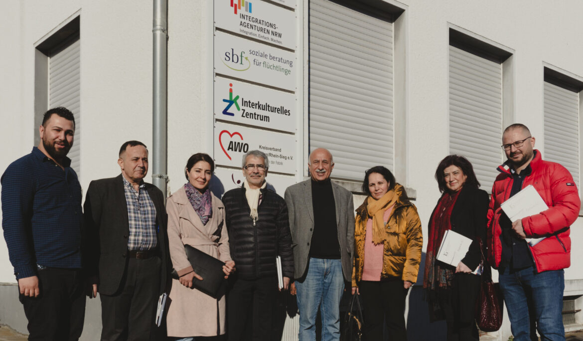 Kurdische Gemeinde München und Afrin Gemeinde Deutschland zu Besuch