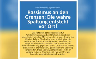 Rassismus an den Grenzen: Die wahre Spaltung entsteht vor Ort!