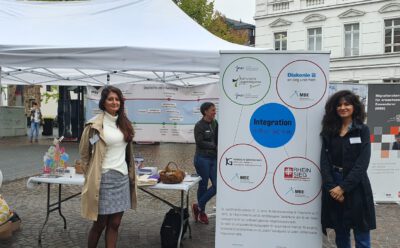 Aktionsstandes in Siegburg am Markt