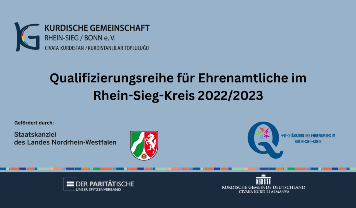 Q-Fit- Qualifizierungsreihe für Ehrenamtliche aus dem Rhein-Sieg-Kreis 2022/2023