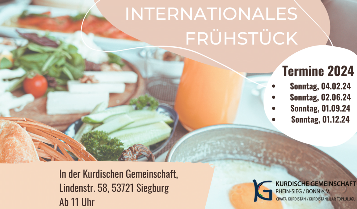 Internationales Frühstück – Termine 2024