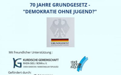 Info- und Diskussionsveranstaltung: 70 Jahre GG-Demokratie ohne Jugend?