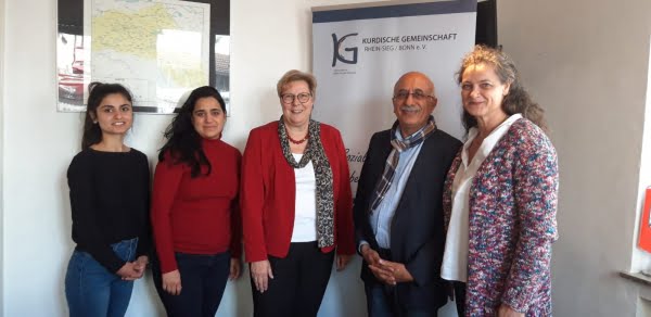 Bürgermeisterin Kalkbrenner zu Besuch bei der Kurdischen Gemeinschaft