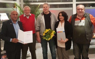 Paritätische Ehrennadel für bürgerschaftliches Engagement