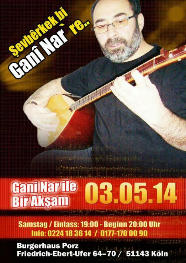 Comeback des kurdischen Musikers Gani Nar