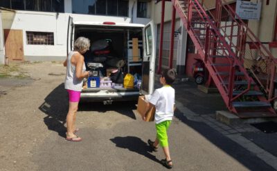 Hilfslieferung für Griechenland