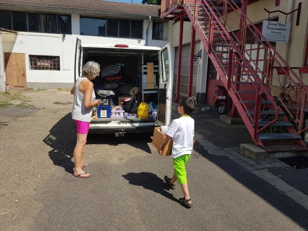 Hilfslieferung für Griechenland