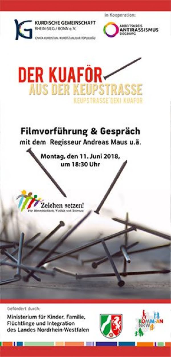 Filmvorführung “ Der Kuaför aus der Keupstraße“ mit Diskussion