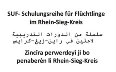 SUF-Schulungsreihe für Flüchtlinge im Rhein-Sieg-Kreis