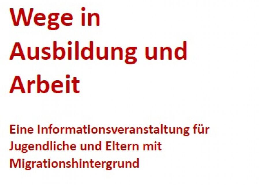 Wege in die Ausbildung und Arbeit