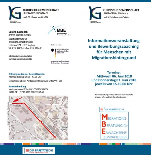 informationsveranstaltung – Ausbildung und Bewerbungscoaching