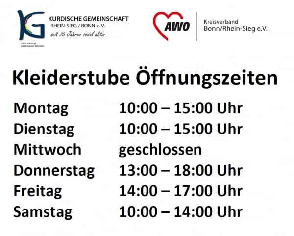 Die Kleiderstube weitet ihre Öffnungzeiten aus
