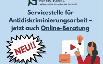 Beratung bei Diskriminierung jetzt auch online!