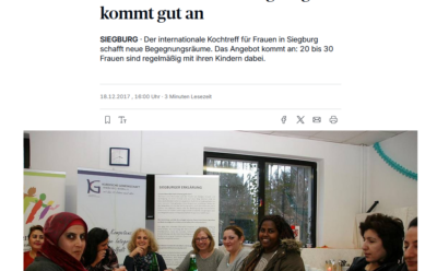Internationaler Frauenkochtreff in Siegburg kommt gut an
