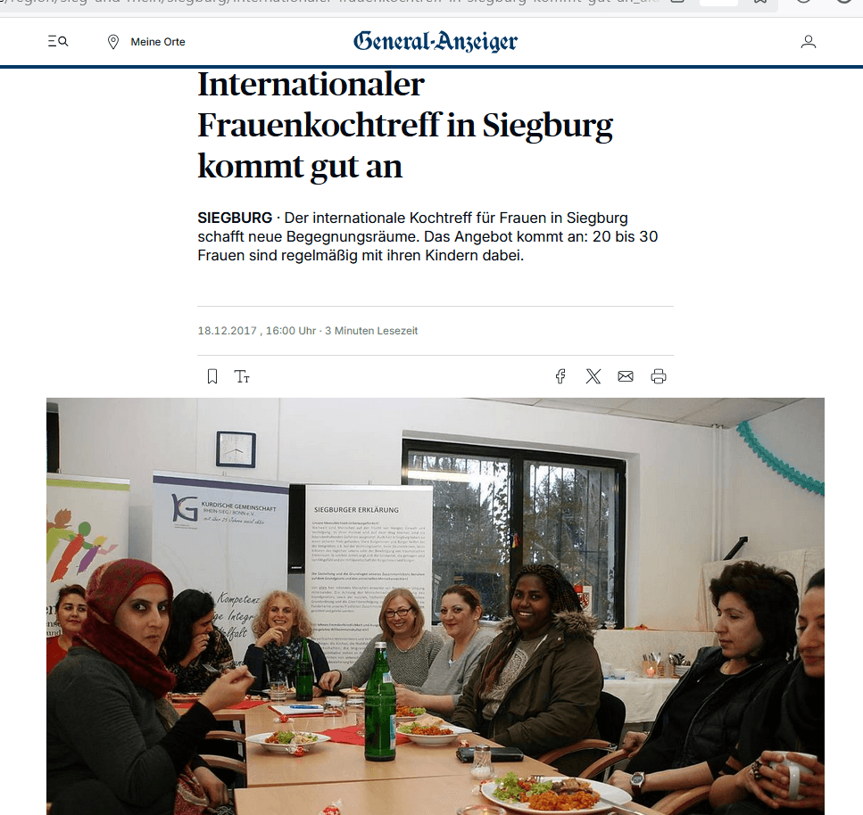 Internationaler Frauenkochtreff in Siegburg kommt gut an