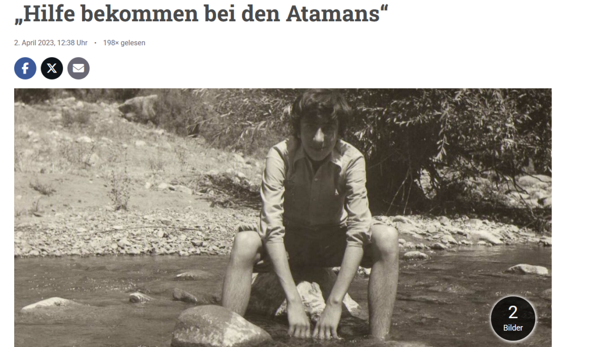 „Hilfe bekommen bei den Atamans“
